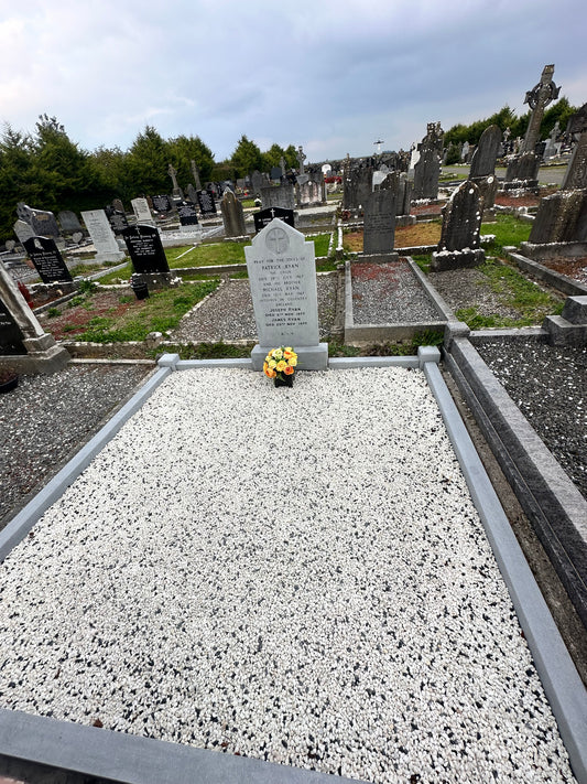 Headstone restoration in Fethard, Tipperary