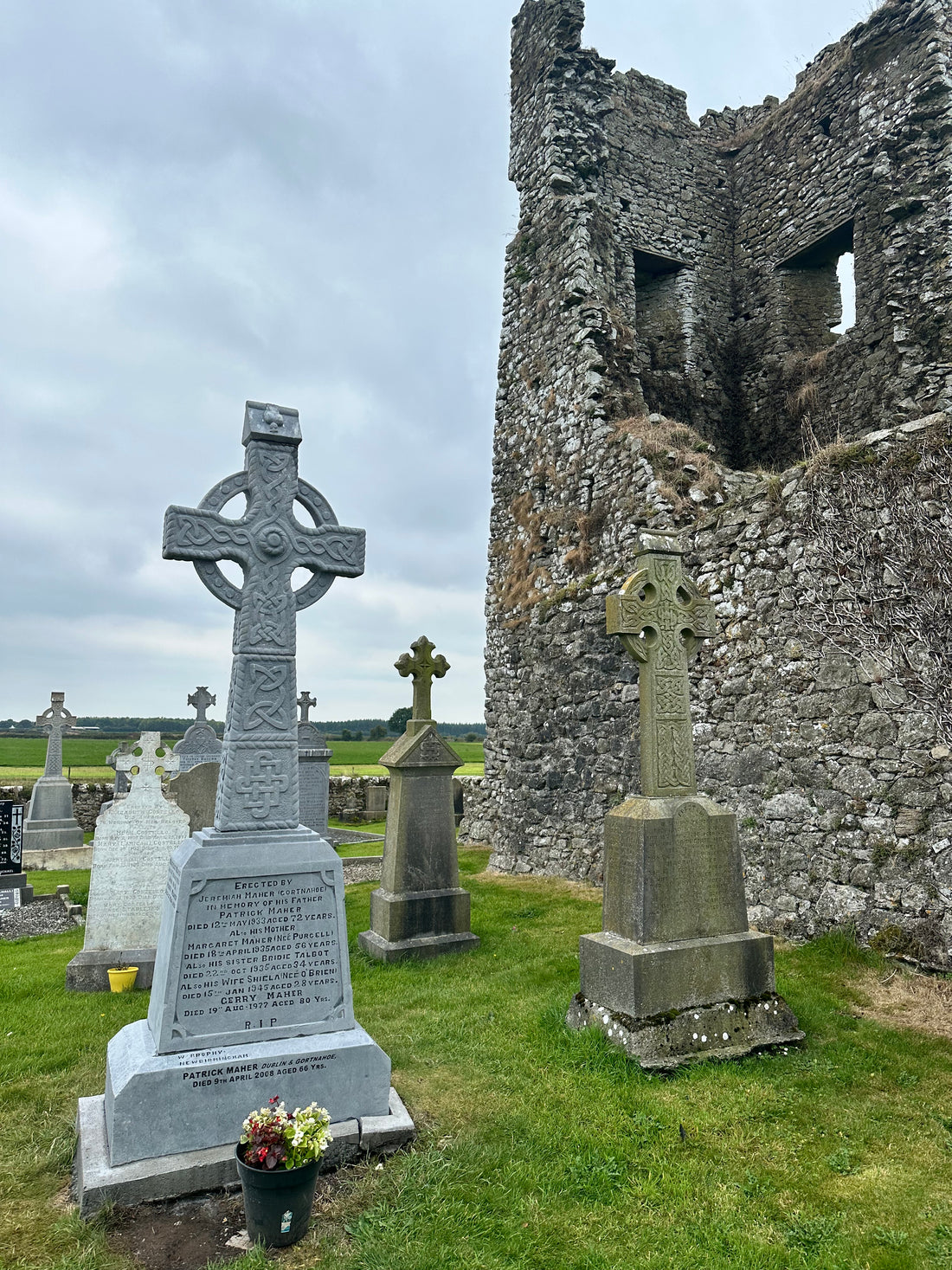 Headstone Restoration in Boulick, Gortnahoe, Tipperary