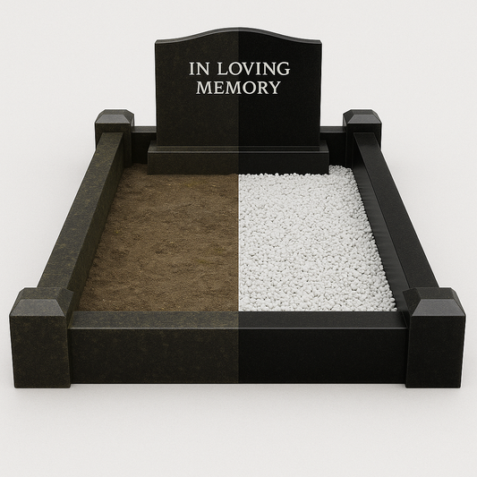Memorial Aftercare | Large / Full Memorial Size | Includes Kerbing